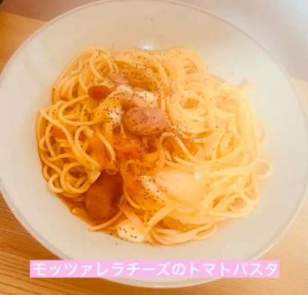 しおりの本日の晩ご飯は トマトとモッツァレラチーズとトマトのパスタ | 人妻愛姫◆Ｋiaro 24時!! 花咲しおり